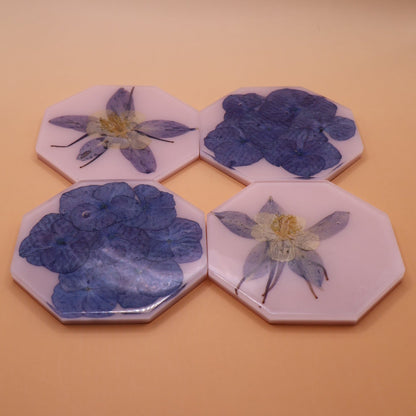 Handmade Botanical Coaster set