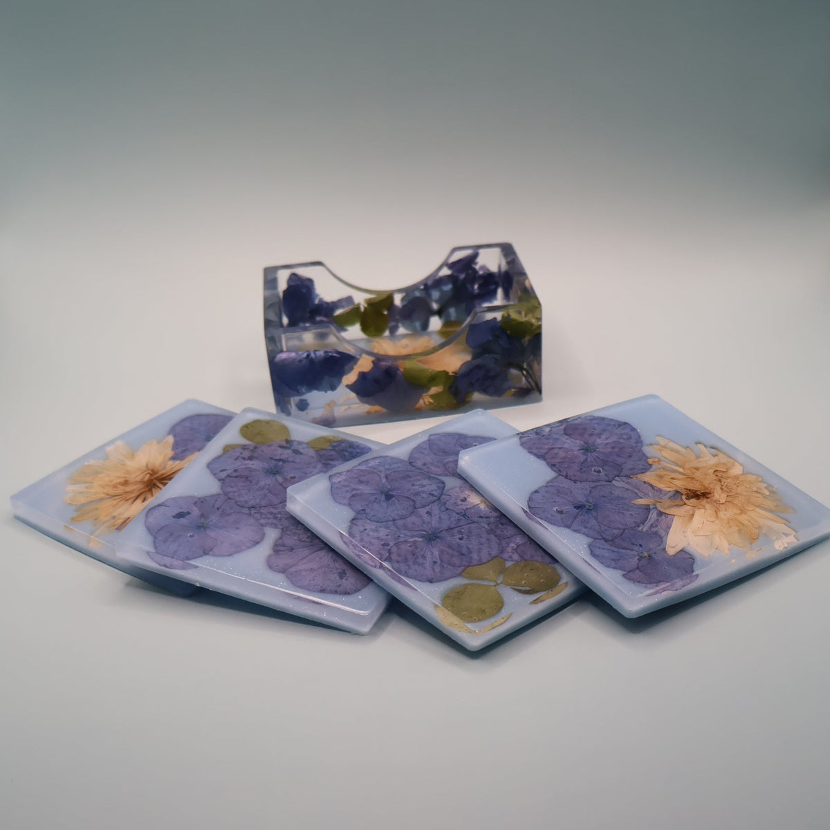 Botanical Handmade Coaster Set