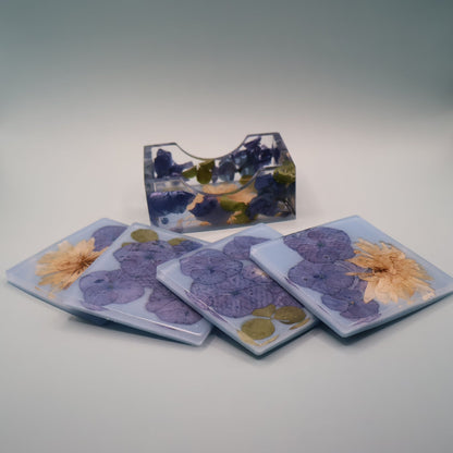 Botanical Handmade Coaster Set