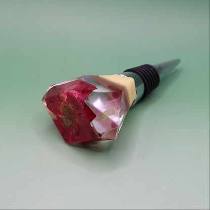 Handmade Red Rose Wine Stopper