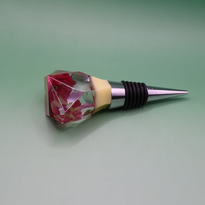 Handmade Red Rose Wine Stopper