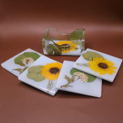 Floral Handmade Coasters