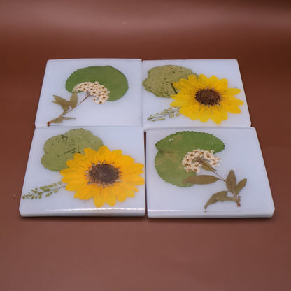 Floral Handmade Coasters
